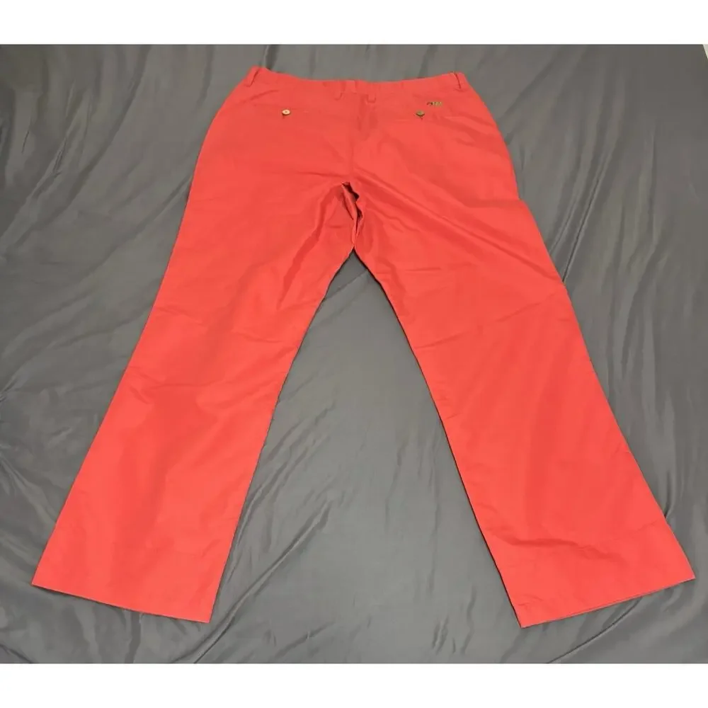 Mountain Khakis Men’s 36x32 Orange Outdoor Pants Relaxed‎ Fit Casual